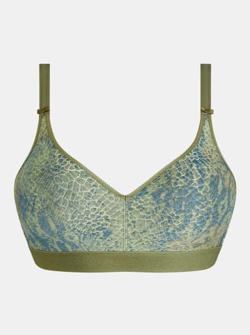 Chantelle Top w kolorze oliwkowo-turkusowym