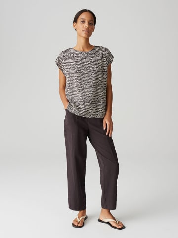 OPUS Shirt zwart/wit