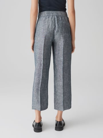OPUS Leinen-Hose in Grau