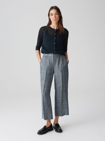 OPUS Leinen-Hose in Grau
