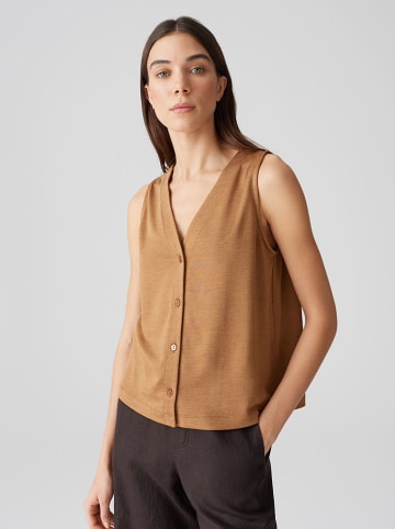 OPUS Bodywarmer lichtbruin