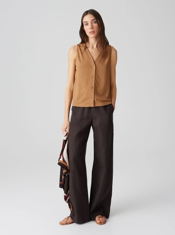 OPUS Kamizelka w kolorze jasnobrązowym