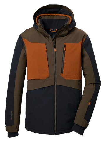 Killtec Funktionsjacke ''KSW 47'' in Braun/ Schwarz/ Orange
