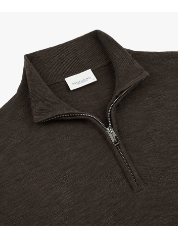 PROFUOMO Pullover in Braun
