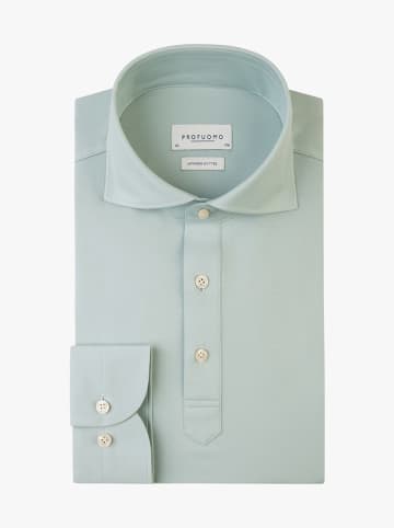 PROFUOMO Poloshirt in Grün