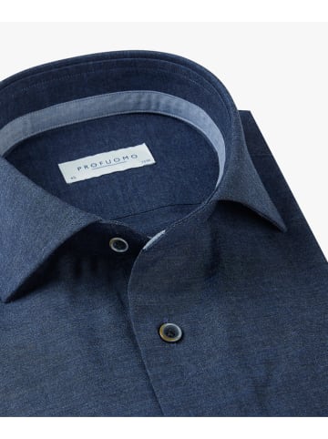 PROFUOMO Blouse donkerblauw