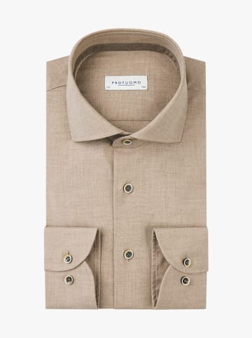 PROFUOMO Hemd in Beige