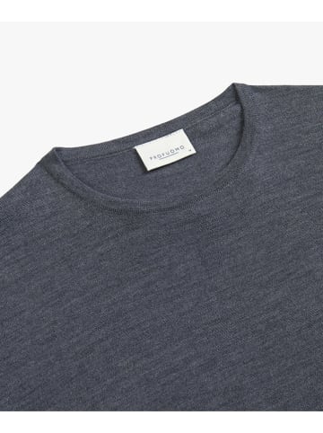 PROFUOMO Wollpullover in Anthrazit