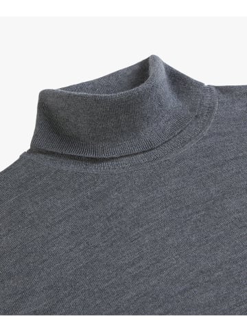 PROFUOMO Wollrollkragenpullover in Anthrazit