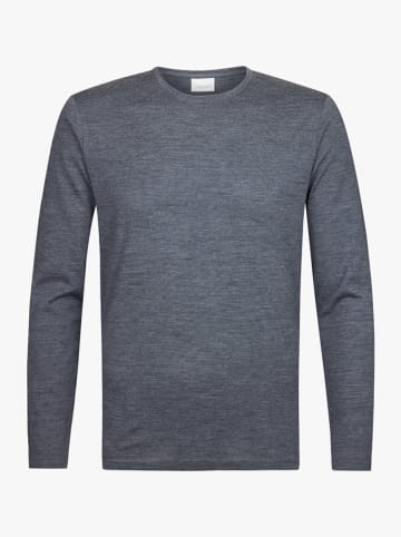 PROFUOMO Wollen longsleeve antraciet
