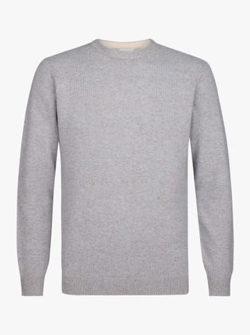 PROFUOMO Wollpullover in Hellblau