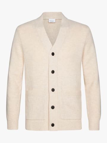 PROFUOMO Wollen vest crème