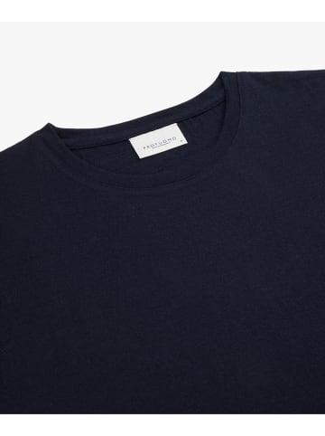 PROFUOMO Wollen shirt donkerblauw