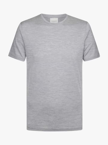 PROFUOMO Wollshirt in Grau/ Grau
