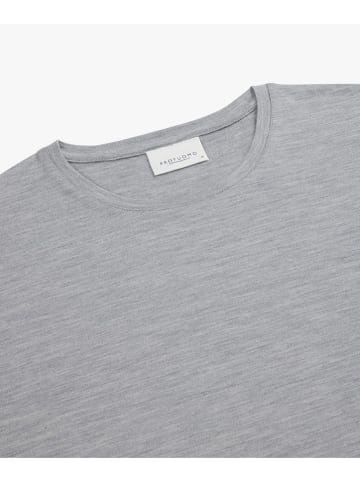 PROFUOMO Wollshirt in Grau/ Grau