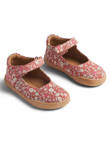 Wheat Leder-Ballerinas in Rot