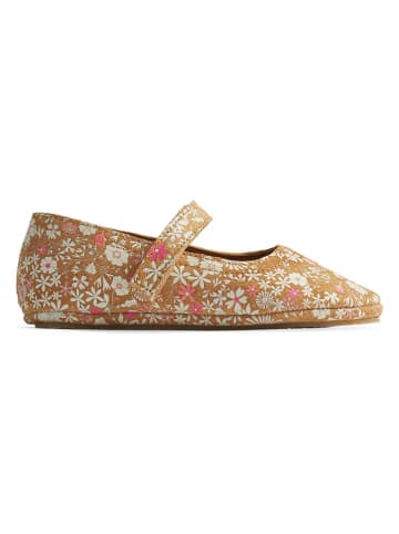 Wheat Leder-Ballerinas "Dance" in Hellbraun