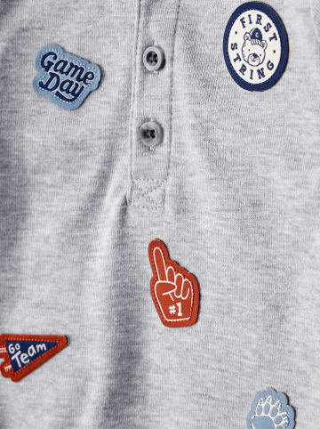 carter's 2-delige outfit donkerblauw/grijs