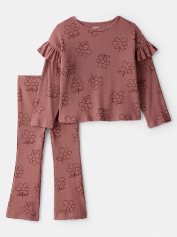 carter's 2-częściowy zestaw w kolorze jasnobrązowym