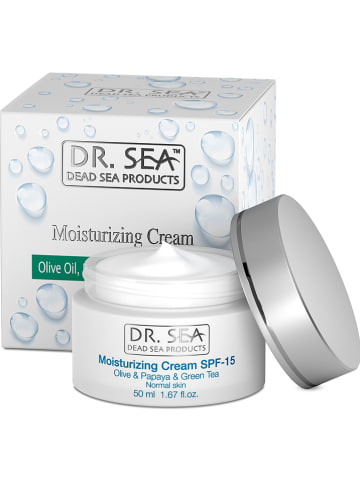 DR. SEA Krem nawilżający "Olive Oil , Papaya & Green Tea" SPF 15 - 50 ml