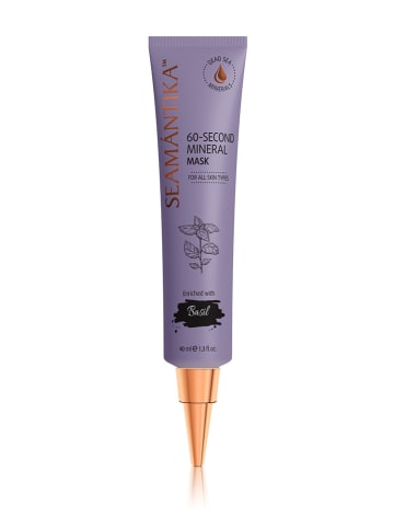 SEAMÁNTIKA Gesichtsmaske "60-Second Mineral - Basil Leaf Extract", 40 ml