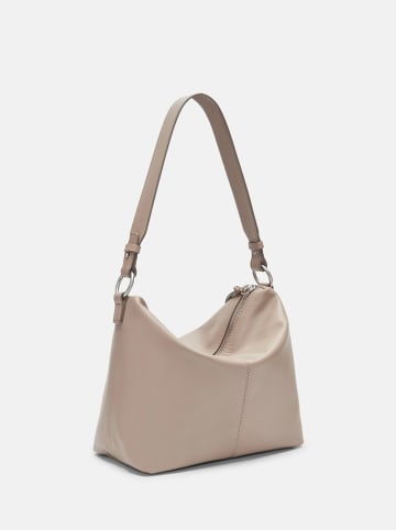 Liebeskind Berlin Leder-Schultertasche "Aissa" in Taupe - (B)25 x (H)25,5 x (T)12 cm
