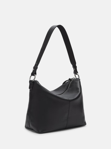 Liebeskind Berlin Leder-Schultertasche "Aissa" in Schwarz - (B)25 x (H)25,5 x (T)12 cm