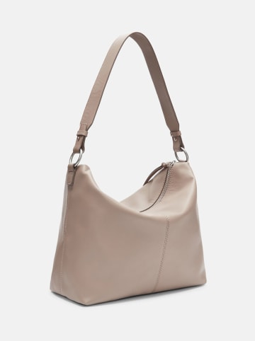 Liebeskind Berlin Leder-Schultertasche "Aissa" in Taupe - (B)25 x (H)25,5 x (T)12 cm