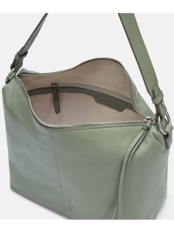 Liebeskind Berlin Leder-Schultertasche "Aissa" in Hellgrün - (B)25 x (H)25,5 x (T)12 cm