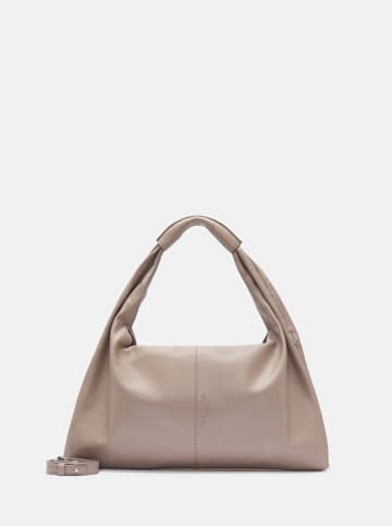 Liebeskind Berlin Leder-Henkeltasche "Scarlet" in Taupe - (B)45 x (H)25 x (T)10,5 cm