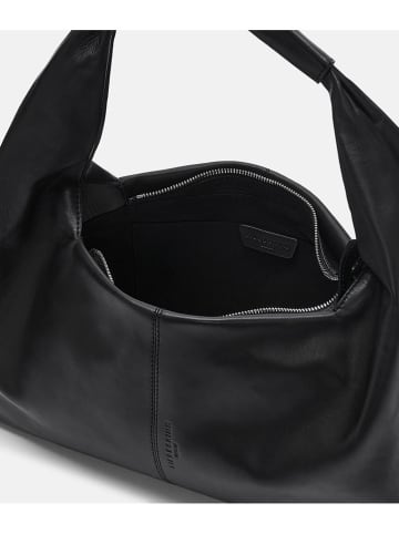 Liebeskind Berlin Leder-Henkeltasche "Scarlet" in Schwarz - (B)45 x (H)25 x (T)10,5 cm