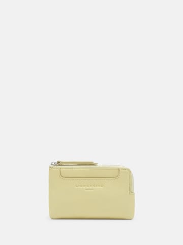 Liebeskind Berlin Leder-Münzbörse in Gelb - (B)12,8 x (H)7,8 x (T)1 cm