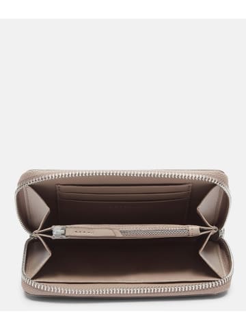 Liebeskind Berlin Leder-Geldbörse in Taupe - (B)15 x (H)9 x (T)2 cm