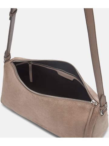 Liebeskind Berlin Leder-Umhängetasche "Amalya" in Taupe - (B)33,5 x (H)20,5 x (T)10,5 cm