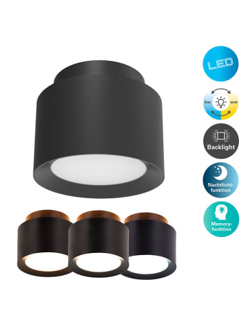 näve LED-Deckenspot "Trimes" in Schwarz - EEK E (A bis G)