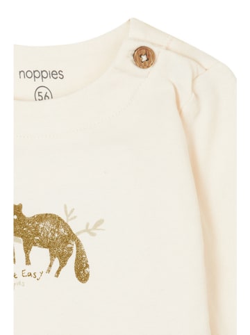 Noppies Koszulka "Gambo" w kolorze kremowym