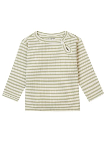 Noppies Longsleeve "Gibbons" kaki/crème