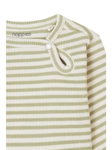 Noppies Longsleeve "Gibbons" kaki/crème