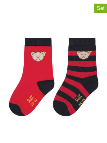Steiff 2er-Set: Socken in Rot