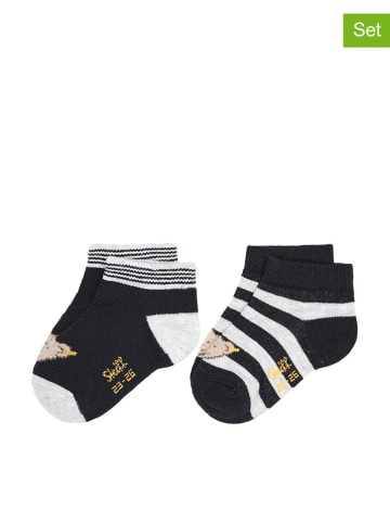Steiff 2er-Set: Socken in Schwarz