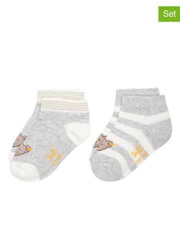 Steiff 2er-Set: Socken in Grau