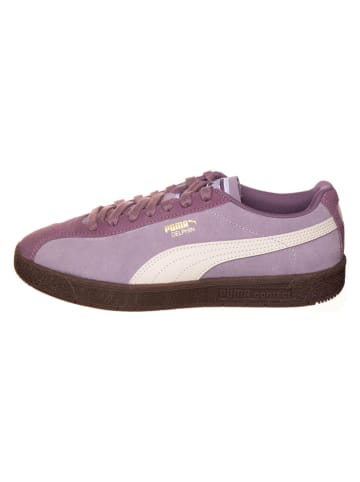 adidas Leder-Sneakers "Delphin" in Lila
