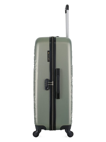 Les P´tites Bombes Hardcase-Trolley "Nais" in Khaki - (B)47 x (H)75 x (T)29 cm