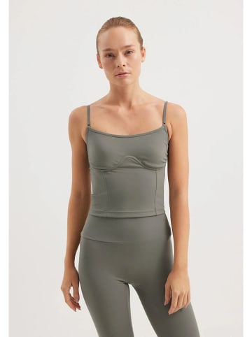 Rethinkit Top funkcyjny "True to body" w kolorze zielonym