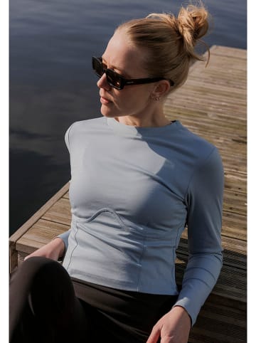 Rethinkit Longsleeve "Nice" lichtblauw