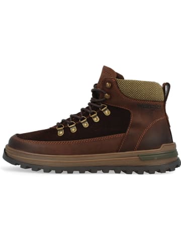 Wrangler Leder-Boots "Tommy" in Braun