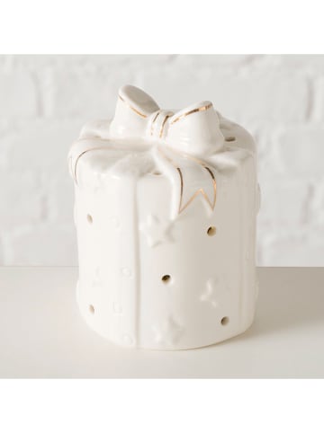 Boltze Decoledobject "Branca" wit - (H)10 x Ø 7,7 cm