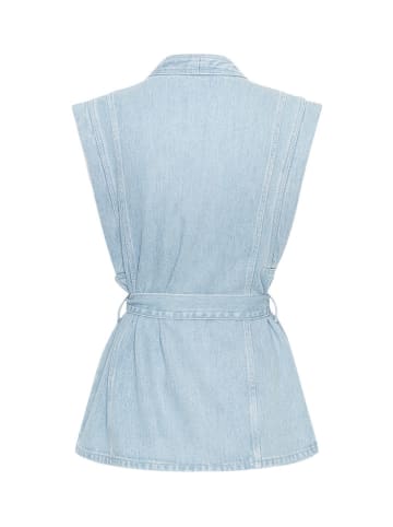 MOSS COPENHAGEN Jeansweste "Josephine Rue" in Hellblau