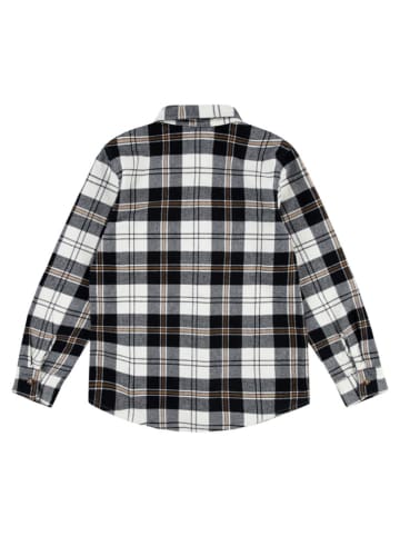 Levi's Kids Hemd in Schwarz/ Weiß/ Hellbraun