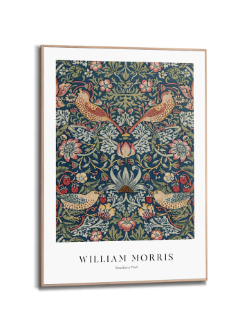 Orangewallz Gerahmter Kunstdruck "William Morris - Strawberry thief"